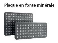Plaque en fonte minérale
