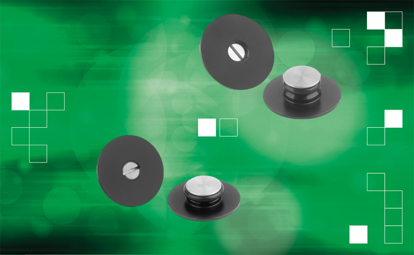 Caches en aluminium pour alésages 