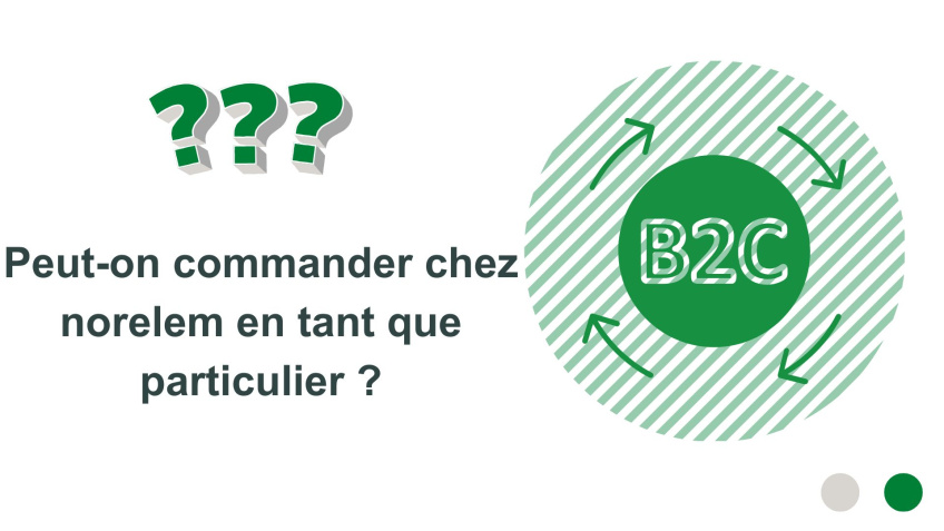 Peut-on commander chez norelem en tant que particulier ? 