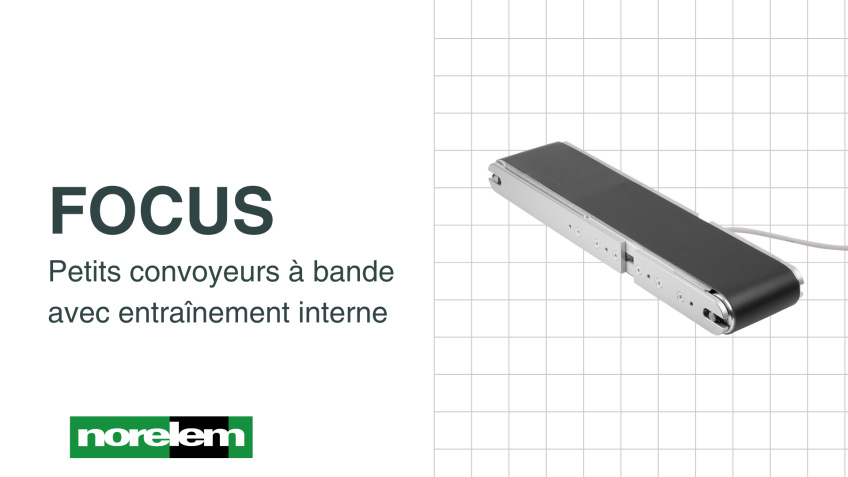 Petits convoyeurs à bande avec entraînement interne