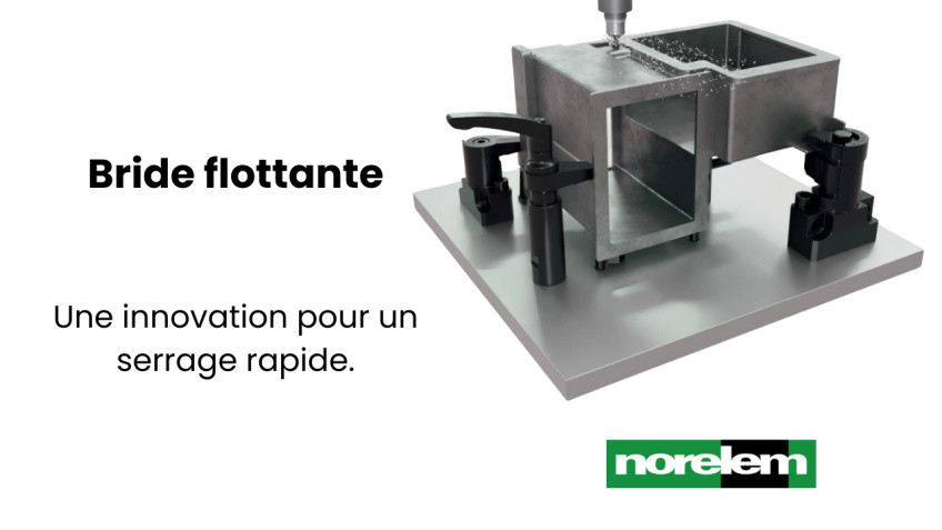 La gamme norelem s'enrichit de nouveaux ensembles de bridage pivotants